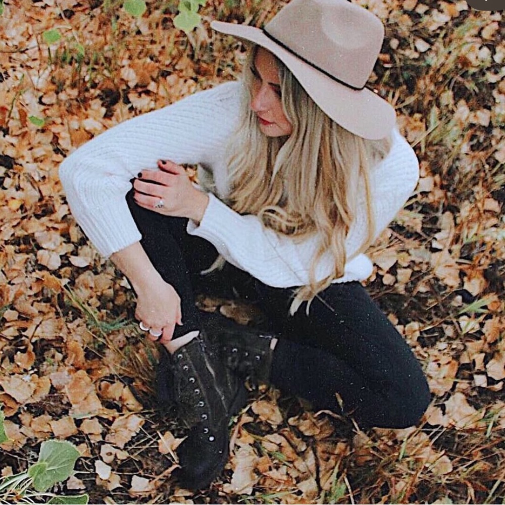 OTBT Black lace up Combat Boots